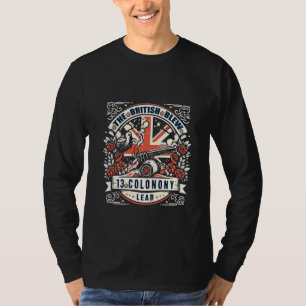Die Briten blähen mir ein 13 Kolonienleder 4. Funn T-Shirt