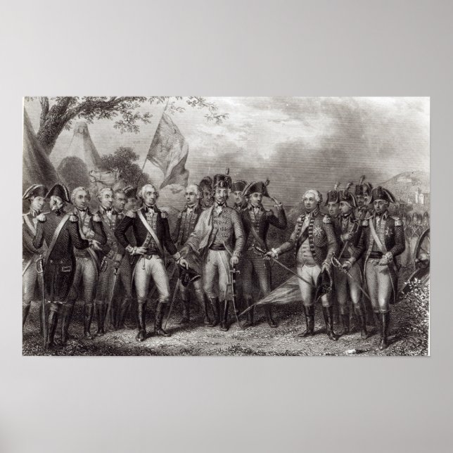 Die Briten geben ihre Waffen auf Poster (Vorne)