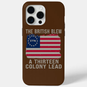 Die Briten haben am 4. Juli dreizehn Kolonienleder Case-Mate iPhone Hülle