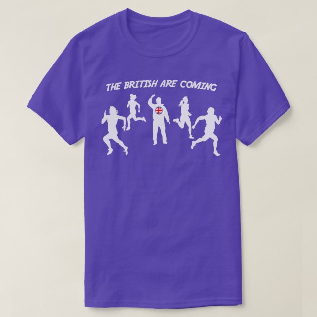 Die Briten kommen T-Shirt (Design vorne)