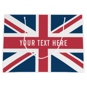 Die britische Flagge Union Jack Große Geschenktüte