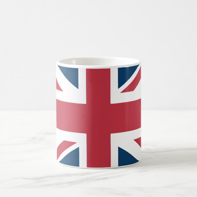 Die britische Flagge Union Jack Kaffeetasse (Mittel)