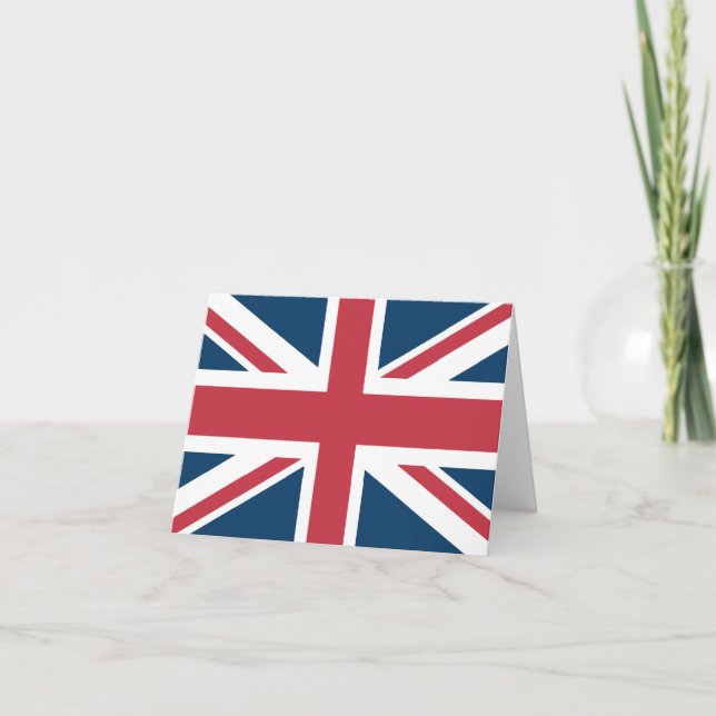 Die britische Flagge Union Jack Karte (Vorderseite)