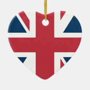 Die britische Flagge Union Jack Keramik Ornament