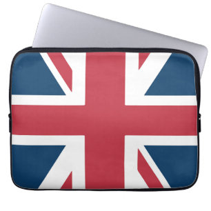 Die britische Flagge Union Jack Laptop-Hülle Laptopschutzhülle