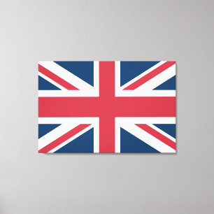 Die britische Flagge Union Jack Leinwanddruck