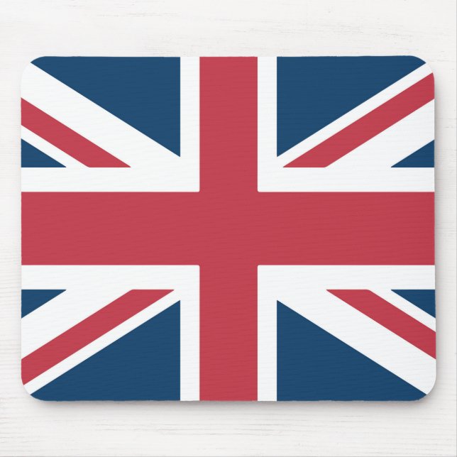 Die britische Flagge Union Jack Mousepad (Vorne)