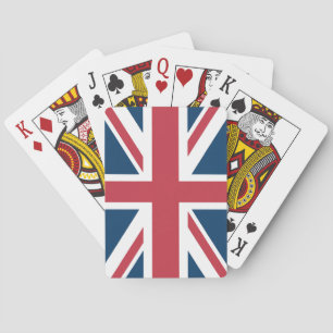 Die britische Flagge Union Jack Spielkarten
