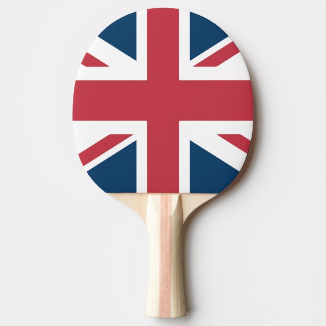 Die britische Flagge Union Jack Tischtennis Schläger (Vorderseite)