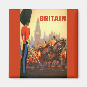 Die britische Königliche Garde des Vintagen Königs Magnet
