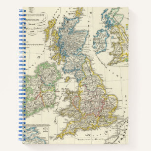 Die britischen Inseln 2 Notizbuch