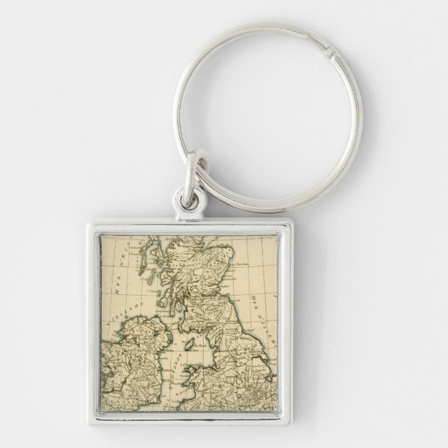 Die britischen Inseln Schlüsselanhänger (Vorne)