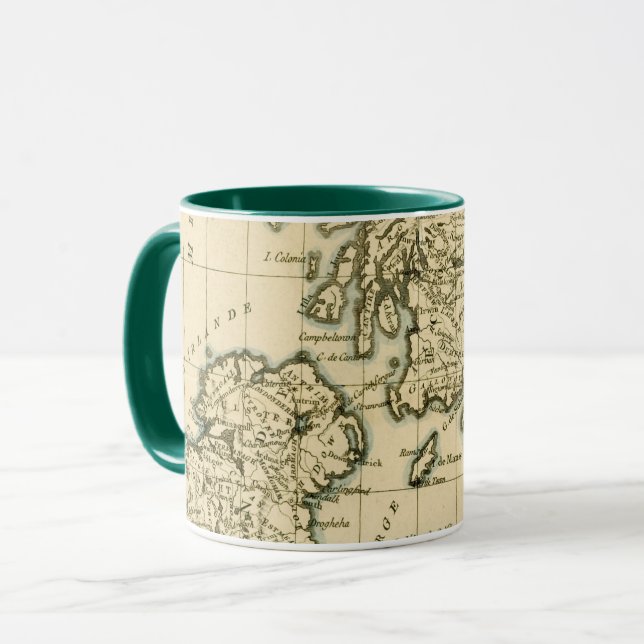 Die britischen Inseln Tasse (Vorderseite Links)