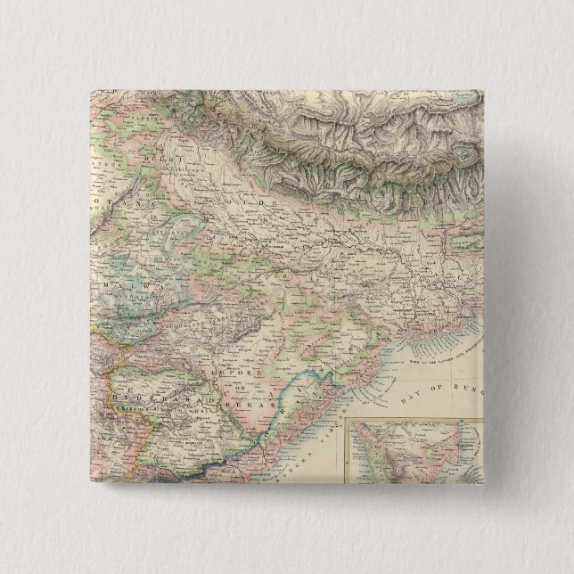 Die britischen Possessions in den Ostindien Button (Vorderseite)