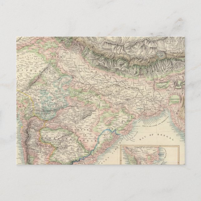 Die britischen Possessions in den Ostindien Postkarte (Vorderseite)