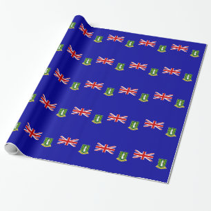 Die British- Virgin Islandsflagge Geschenkpapier