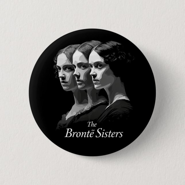 Die Brontë-Schwestern Button (Vorderseite)