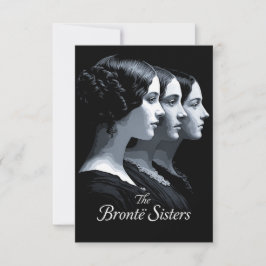 Die Brontë-Schwestern Dankeskarte