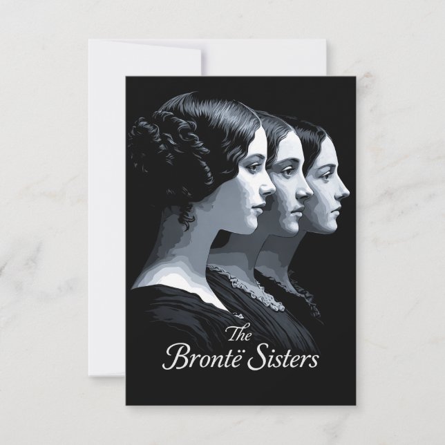 Die Brontë-Schwestern Dankeskarte (Vorderseite)