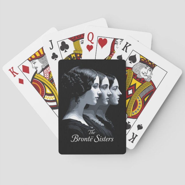 Die Brontë-Schwestern Spielkarten (Rückseite)