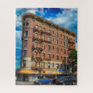 Die Bronx New York. Weihnachts-Grüße Jigsaw Puzz Puzzle
