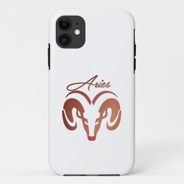 Die Bronze reißt die Strömung der Zodiac Case-Mate iPhone Hülle (Rückseite)