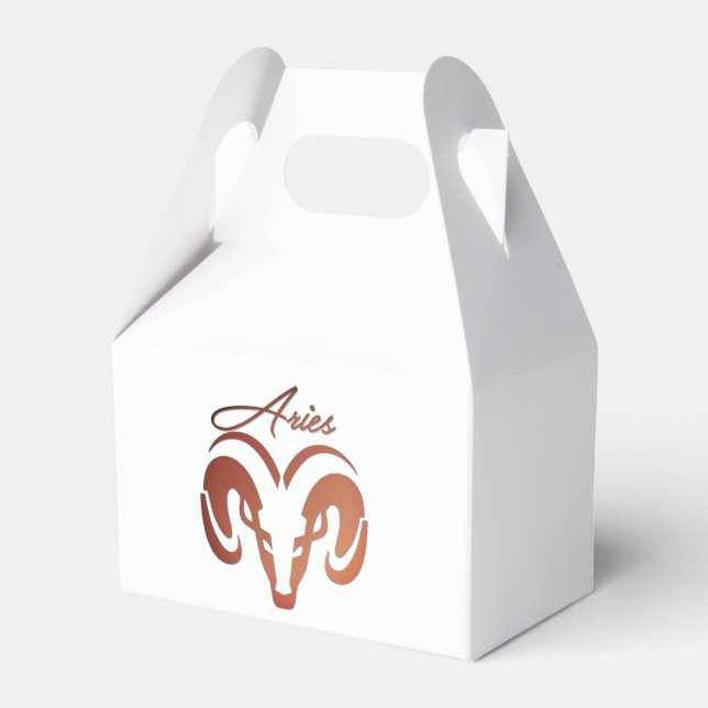 Die Bronze reißt die Strömung der Zodiac Geschenkschachtel (Vorderseite)