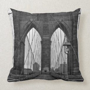 Die Brooklyn Bridge in New York City Kissen