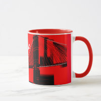 Die Brooklyn Bridge New York Gestaltung