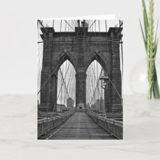 Die Brooklyn-Brücke in New York City Karte