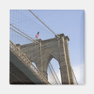Die Brooklyn-Brücke in New York City, New York Magnet