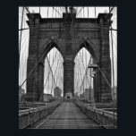 Die Brooklyn-Brücke in New York City Poster<br><div class="desc">Die Brooklyn Bridge in New York City. | Weygan Randolph Mayes | AssetID: 98060604</div>