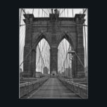 Die Brooklyn-Brücke in New York City Postkarte<br><div class="desc">Die Brooklyn Bridge in New York City. | Weygan Randolph Mayes | AssetID: 98060604</div>