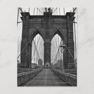 Die Brooklyn-Brücke in New York City Postkarte