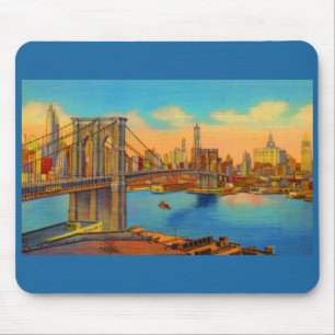 die Brooklyn-Brücke Mousepad