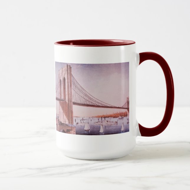 Die Brooklyn-Brücke Tasse (Rechts)