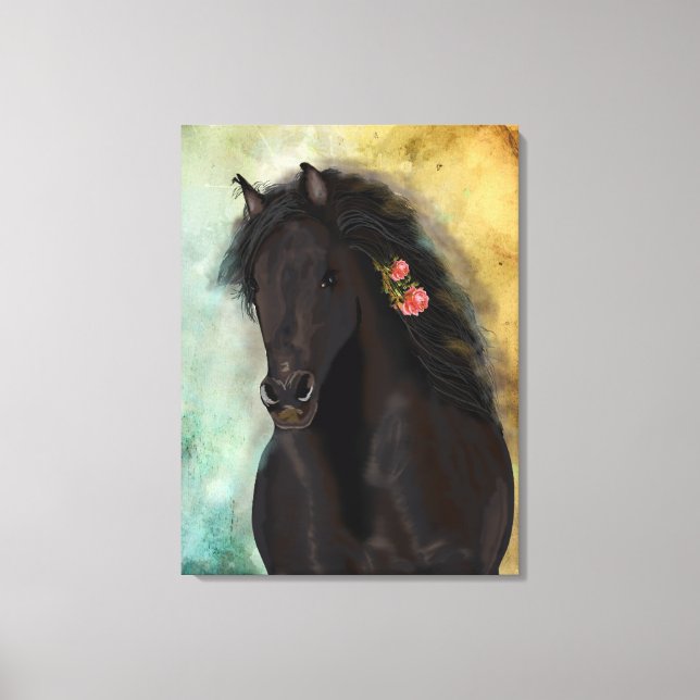 DIE BROWEN FRIESIAN ~ Wrapped Canvas Leinwanddruck (Vorderseite)