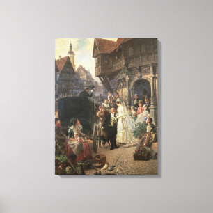 Die Brücke, 19. Jahrhundert Leinwanddruck