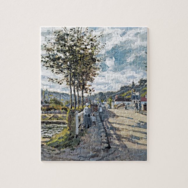 Die Brücke bei Bougival durch Claude Monet Puzzle (Vertikal)