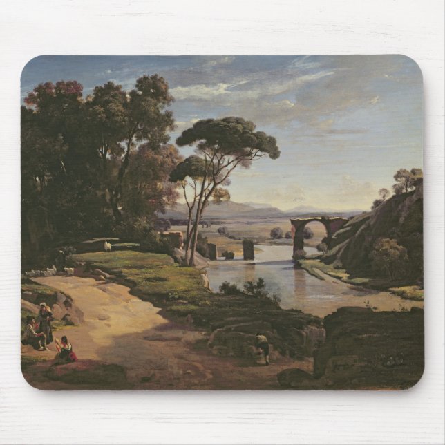 Die Brücke bei Narni, c.1826-27 Mousepad (Vorne)