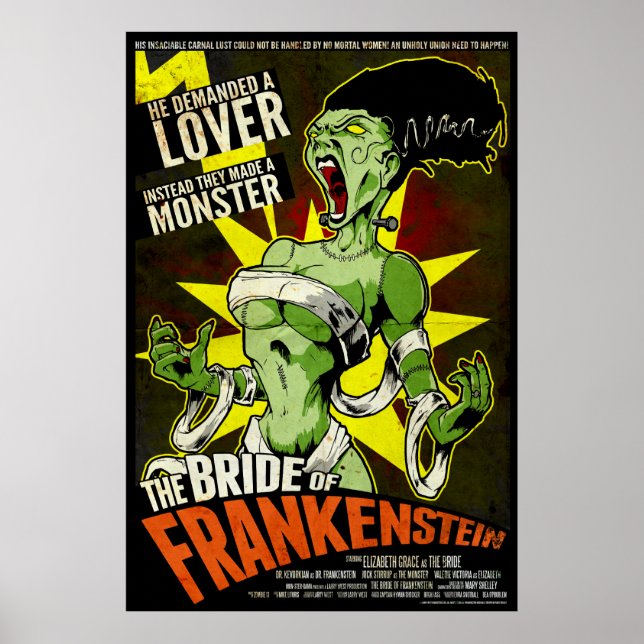 Die Brücke Frankensteins Poster (Vorne)