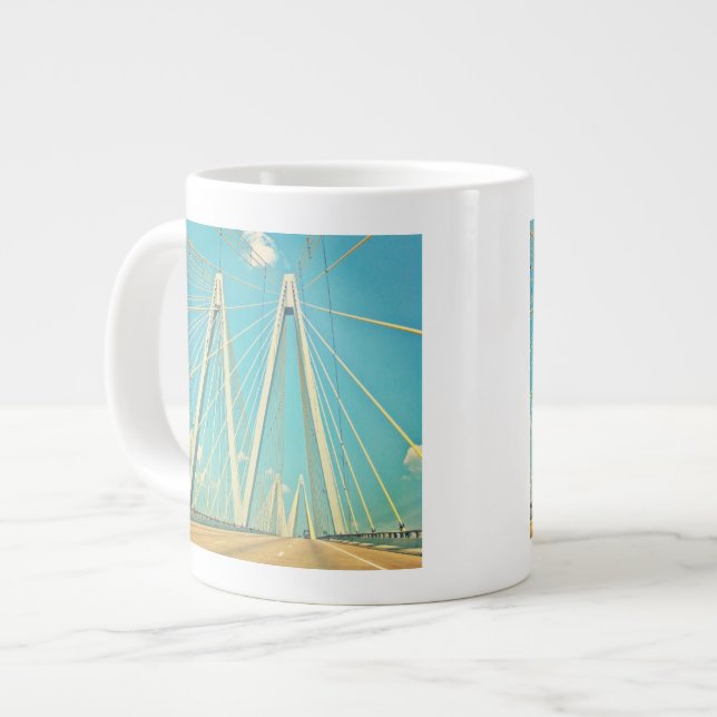 Die Brücke Freds Hartman Jumbo-Tasse (Vorderseite Links)