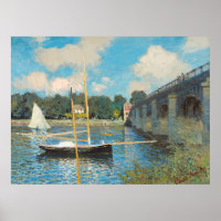 Die Brücke in Argenteuil - Claude Monet Fine Art