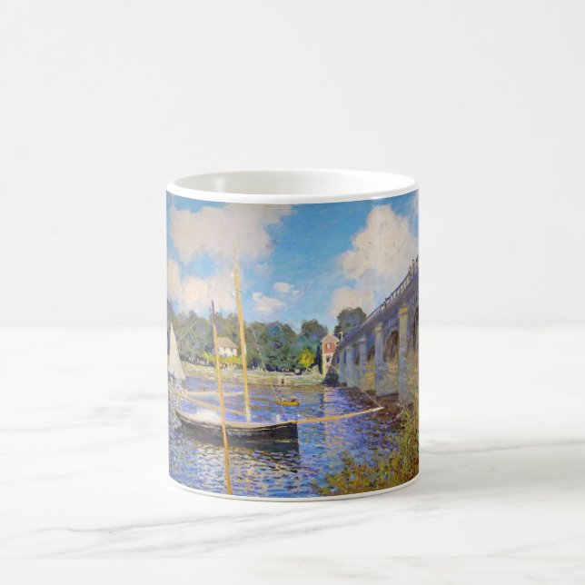 Die Brücke in Argenteuil, Monet Kaffeetasse (Mittel)