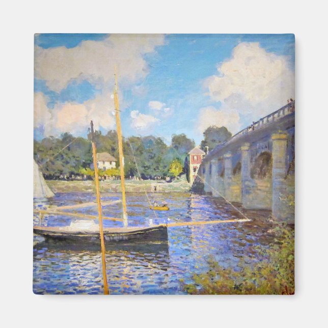 Die Brücke in Argenteuil, Monet Magnet (Vorne)