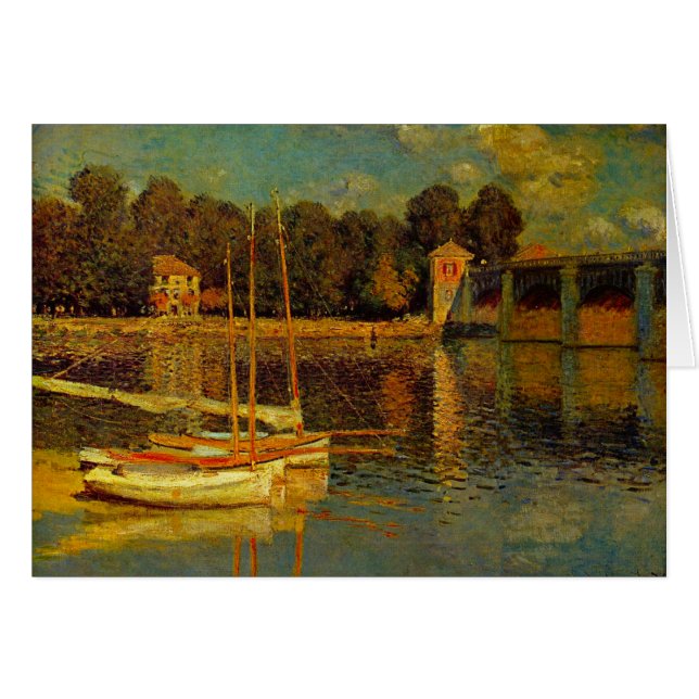 Die Brücke in Argenteuil von Claude Monet (Vorderseite (Horizontal))