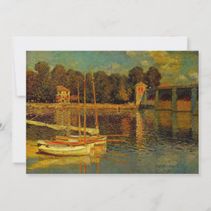 Die Brücke in Argenteuil von Claude Monet