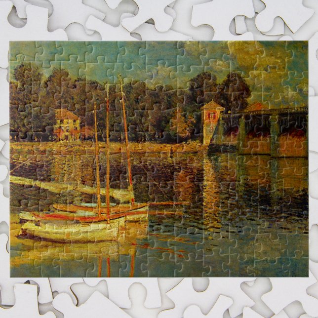 Die Brücke in Argenteuil von Claude Monet Puzzle (Von Creator hochgeladen)