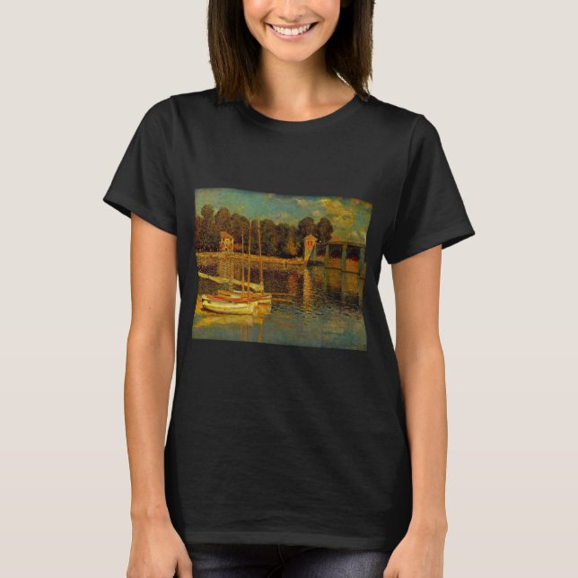 Die Brücke in Argenteuil von Claude Monet T-Shirt (Vorderseite)