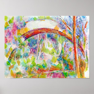 Die Brücke, Paul Cezanne Poster